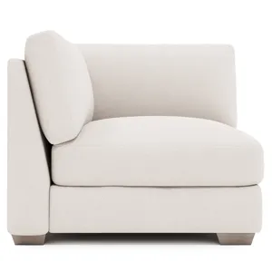 Plush Dawkins Fabric Corner Chair
