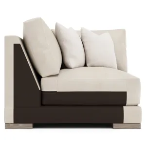 Lars Leather Corner Chair