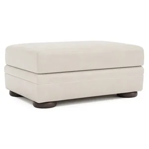 Harrison Leather Ottoman