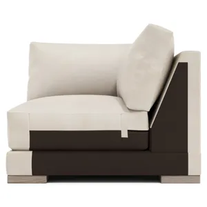 Lars Leather Corner Chair