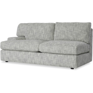Plush Serena Fabric Left Arm Loveseat