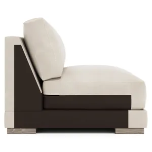 Lars Leather Armless Chair
