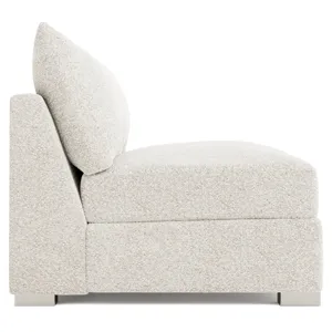 Helena Fabric Armless Loveseat