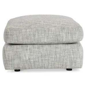 Plush Serena Fabric Ottoman