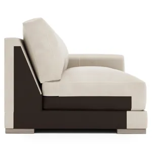 Lars Leather Right Arm Loveseat