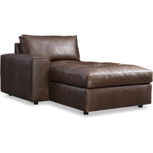 Nest Leather Left Arm Chaise