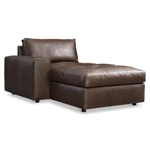 Nest Leather Left Arm Chaise