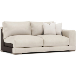 Lars Leather Right Arm Loveseat