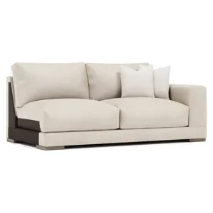 Lars Leather Right Arm Loveseat