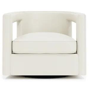 Alana Leather Swivel Chair