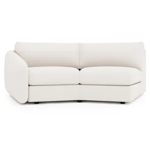 Soleil Fabric Left Arm Loveseat