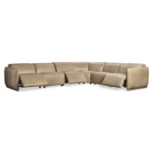 Alta Leather Power Motion Sectional