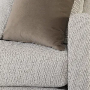 Plush Ventura Fabric Right Arm Loveseat