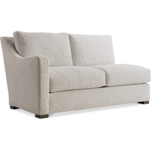 Plush Ventura Fabric Left Arm Loveseat