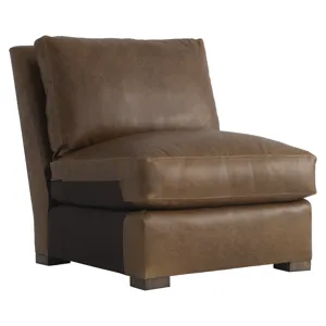 Ventura Leather Armless Chair
