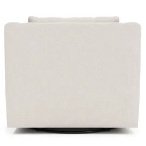 Plush Gabi Fabric Swivel Chair