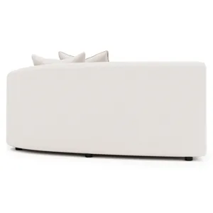 Plush Elle Fabric Right Arm Loveseat