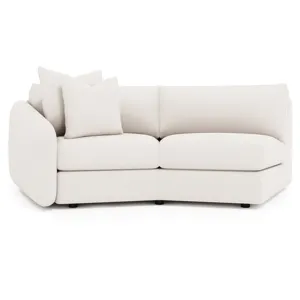 Soleil Fabric Left Arm Loveseat