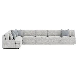 Plush Serena Fabric Sectional