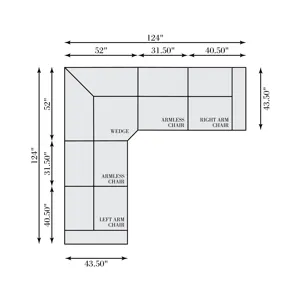 Billings Leather Power Motion Sectional
