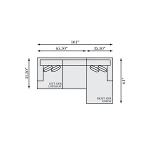 Mila Fabric Sectional