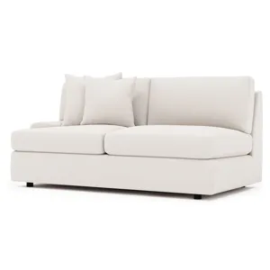 Serena Fabric Left Arm Loveseat