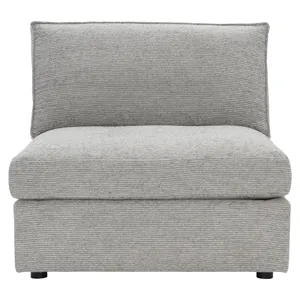 Plush Nest Fabric Armless Chair