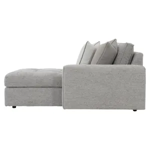 Plush Nest Fabric Right Arm Chaise