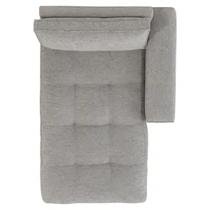 Plush Nest Fabric Right Arm Chaise