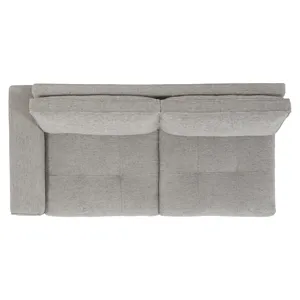 Plush Nest Fabric Left Arm Loveseat