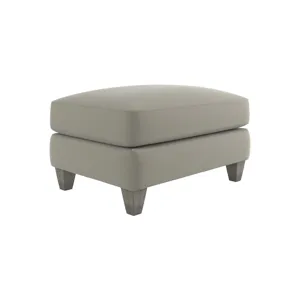 Plush Mila Fabric Ottoman