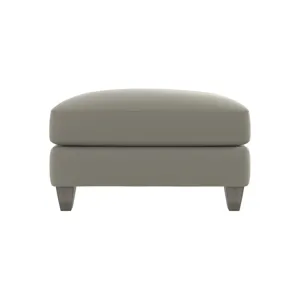 Plush Mila Fabric Ottoman