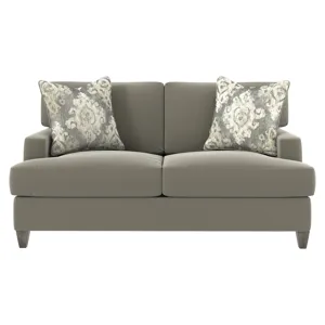Plush Mila Fabric Loveseat