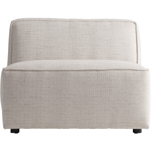 Plush Bliss Fabric Armless Chair