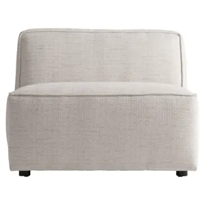 Plush Bliss Fabric Armless Chair