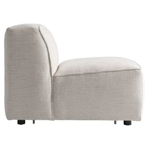 Plush Bliss Fabric Armless Chair