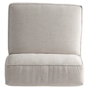 Plush Bliss Fabric Armless Chair