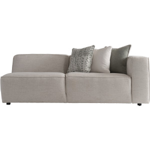 Plush Bliss Fabric Right Arm Loveseat