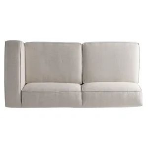 Plush Bliss Fabric Right Arm Loveseat