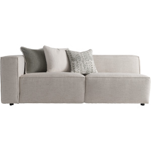 Plush Bliss Fabric Left Arm Loveseat