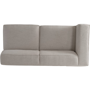 Plush Bliss Fabric Left Arm Loveseat