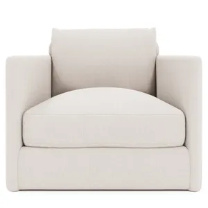 Plush Rory Fabric Swivel Chair