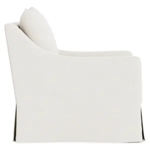 Plush Grace Fabric Swivel Chair