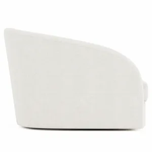 Plush Terra Fabric Swivel Chair