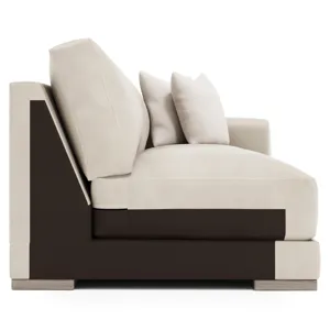 Lars Leather Right Arm Loveseat