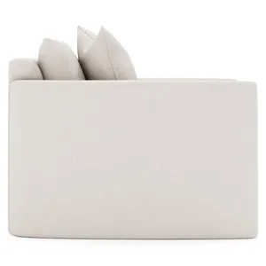 Plush Rory Fabric Swivel Chair