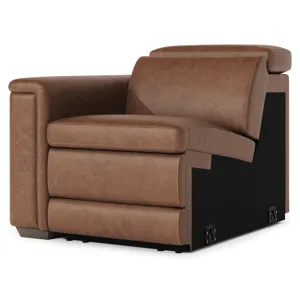 Lioni Leather Left Arm Power Motion Chair