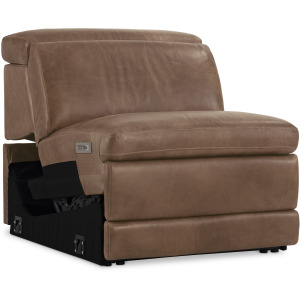 Lioni Leather Armless Power Motion Chair