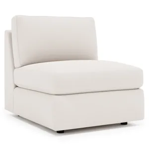 Serena Fabric Armless Chair