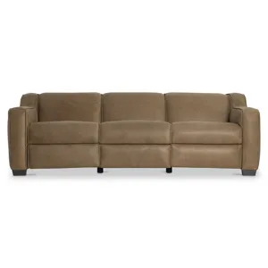 Flynn Leather Power Motion Sofa